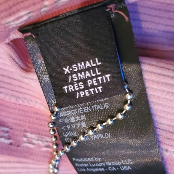 NWD$590 AMIRI Ma Embroidered Seamless Racerback Bra Sz XS/ Small - Picture 10 of 15